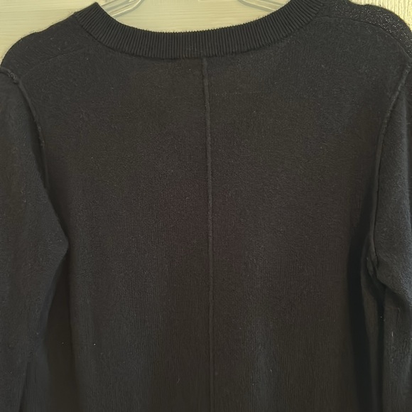 Antonio Melani Size L Classic Black Cashmere Sweater - Picture 7 of 8